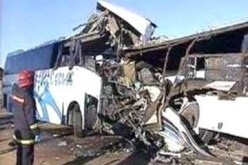 أكثر من 33 ‬جريحا في‮ ‬حادث إصطدام حافلتين بسيارة في‮ ‬سكيكدة