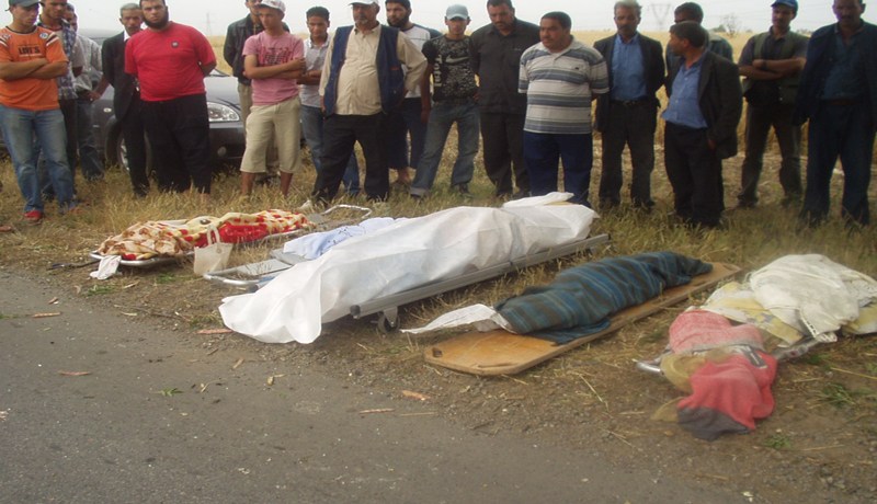 مقتل 4 ‬أفراد من عائلة واحدة في‮ ‬حادث مرور بتيزي‮ ‬وزو