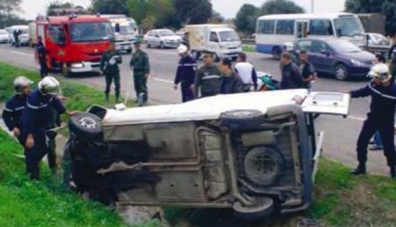 قتيل و7 جرجى في حادثي مرور بالبليدة وتيزي وزو