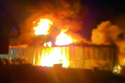 مصرع امراتين وإصابة أزيد من 20 شخصا بعد حريق ببيت عزاء في البويرة