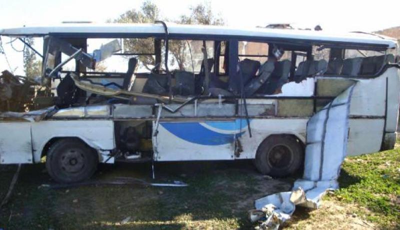 15 جريحا بعد انقلاب حافلة لنقل التلاميذ في أم البواقي