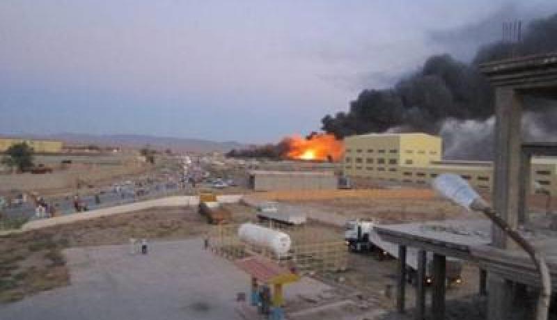 حريق يلتهم جزء من وحدة البوليستيرال بمخازن “كوندور”في بورج بوعريريج