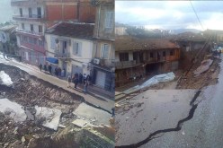 رعب وسط السكان بعد انهيار طريق في مدينة سكيكدة