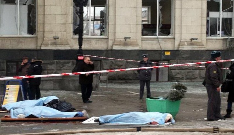 انتحارية تفجر نفسها بمحطة القطار فــي روسيــا وتقتــل 13 شخصـــا