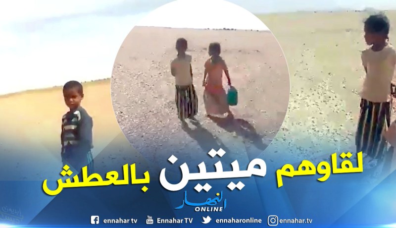 بالفيديو.. العثور على 3 أطفال عطشى على الحدود الجزائرية مع النيجر