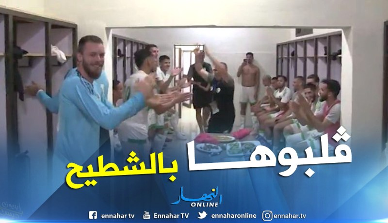 شاهد.. فرحة “الخضر” بالتأهّل لكأس إفريقيا