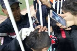 بالصور..إصابات وسط انصار المولودية في بشار!