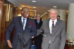 سلال يستقبل رئيس الإتحاد الإفريقي لكرة القدم عيسى حياتو