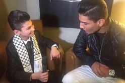 محمد عساف يلتقي مع المتسابق الفلسطيني في ذا فويس كيدز