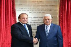 الرئيس عباس  يفتتح سفارة فلسطين في باكستان