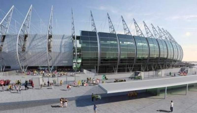 رئيسة البرازيل تزور ملعب مباراة الجزائر وروسيا قبل تسليمه للفيفا