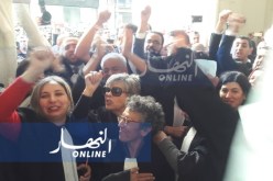 أصحاب الجبة السوداء يتجمهرون أمام محكمة عبان رمضان