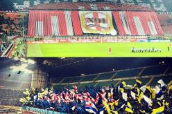 بالفيديو..”تيفو” عالمي في “داربي الغضب” بين ميلان والإنتر !