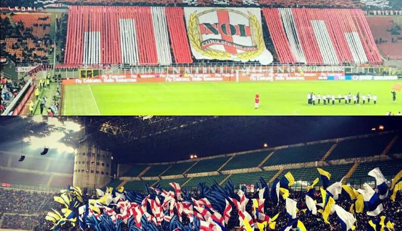 بالفيديو..”تيفو” عالمي في “داربي الغضب” بين ميلان والإنتر !