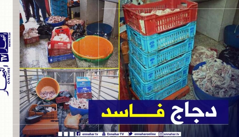الشلف: الشرطة تحجز 4 قناطير من الدجاج الفاسد