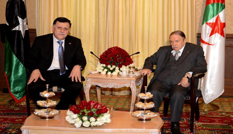 بوتفليقة يستقبل رئيس المجلس الرئاسي الليبي فايز السراج