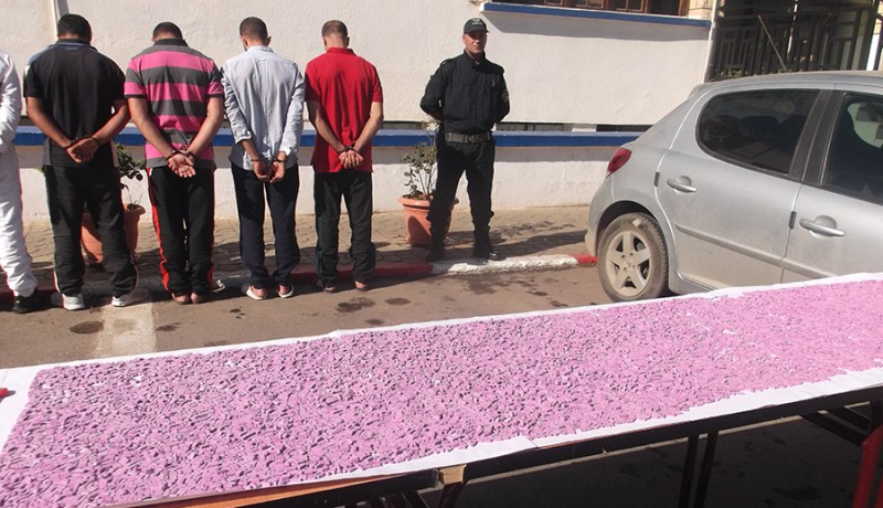 شرطة مغنية تحجز 3200 حبة «إكستازي» على شكل «دومـينو» في تلمــسان