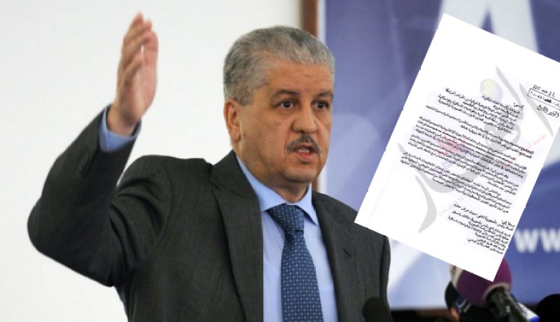 سلال يوجه تعليمات للوزراء والولاة من 26 صفحة لمواجهة القراصنة والجواسيس