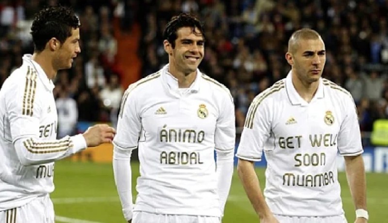 لاعبي ريال مدريد إرتدوا قمصان لدعم أبيدال وموامبا