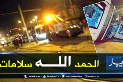 بالفيديو .. إنحراف مركبة الترامواي ببرج الكيفان في العاصمة