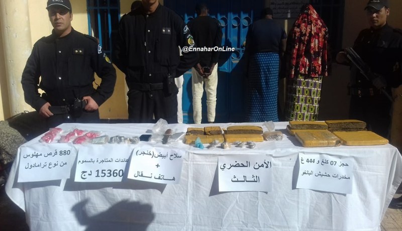 امرأتان ضمن شبكة مخدرات.. وحجز 7.5 كلغ من الكيف في تمنراست