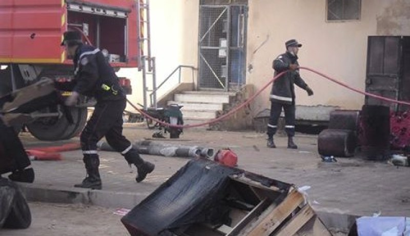 إصابة امراتين بعد نشوب حريق داخل عمارة ببوسعادة في المسيلة