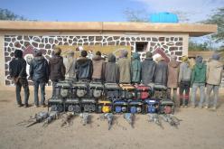 بالصور..ضبط 23 مولد كهربائي و 15 مطرقة ضغط بالجنوب