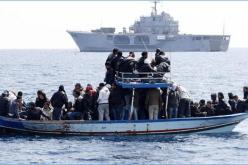 خفر السواحل الايطالي يقوم بعملية لانقاذ 3 الاف مهاجر على متن 18 زورقا