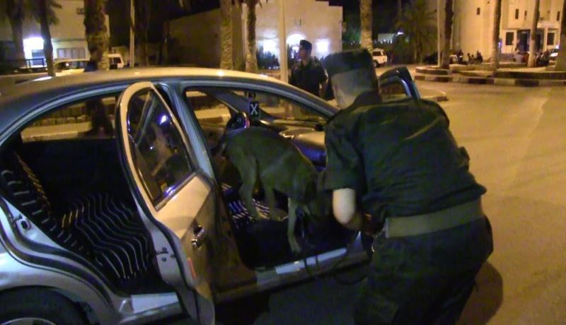 بالصور..قوات الدرك والشرطة تنفذ مداهمات لأوكار الجريمة في رمضان بالمنيعة