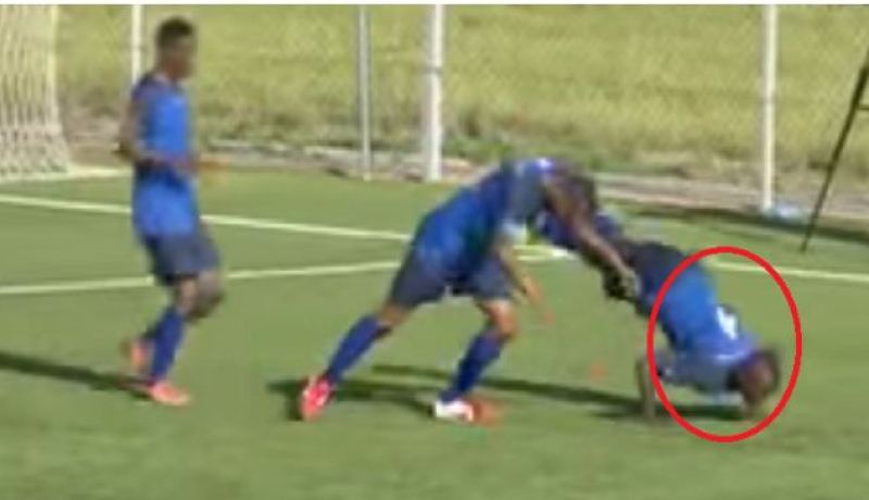 بالفيديو.. وفاة لاعب بعد دقائق من احتفاله بطريقة غريبة بالهدف