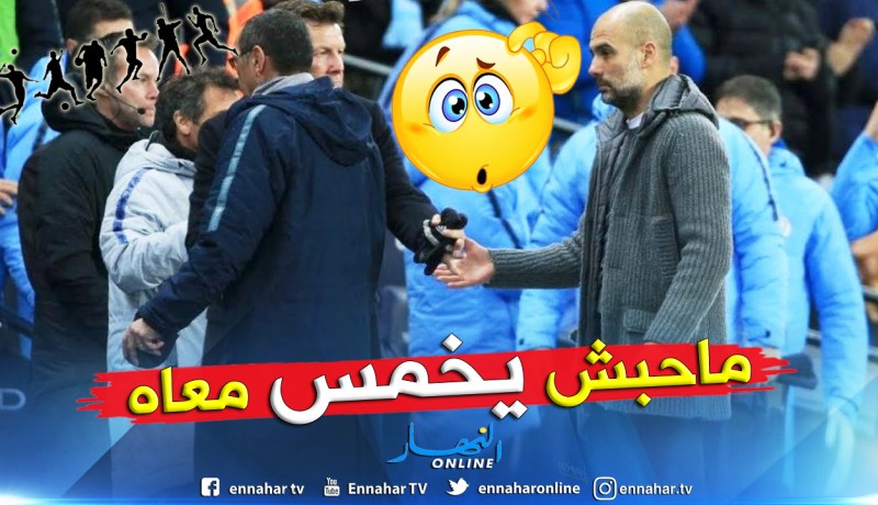 بالفيديو.. “ساري” يستفز “غوارديولا” بعد نهاية موقعة الستة !!