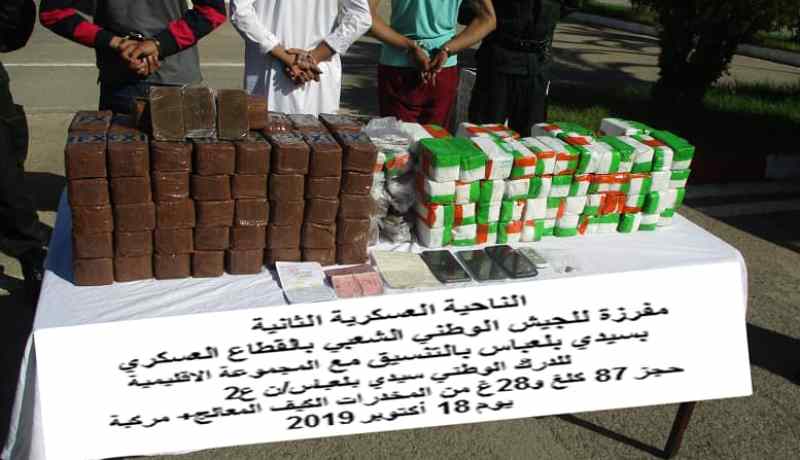 توقيف 3 بارونات مخدرات في سيدي بلعباس