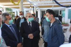 بالصور.. وزير الصحة يطلع على ظروف الطلبة المرحلين من مدينة ووهان الصينية