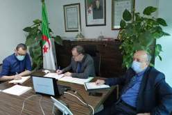 وزير التجارة يتباحث مع المحافظ الأوروبي المكلف بالتجارة