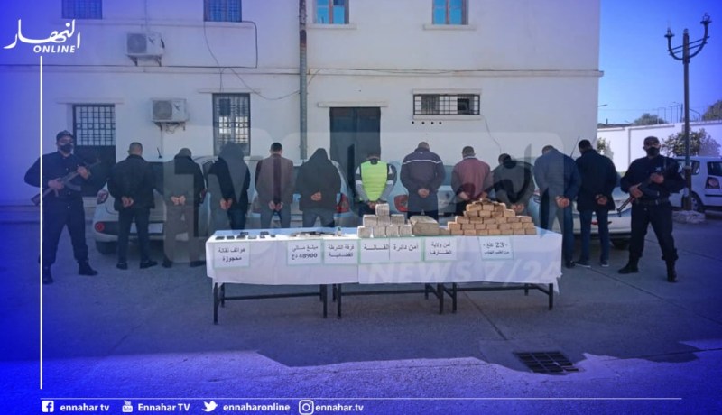 تفكيك شبكة وطنية لترويج المخدرات و حجز 23 كلغ من القنب الهندي بالقالة في الطارف