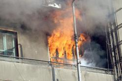 أصابة خمسة أشخاص اثر نشوب حريق شقة بالأغواط