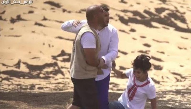 خطأ فني يكشف فبركة مقلب رامز جلال