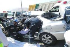 وفاة 31 شخصا وجرح 1064 آخرين في 883 حادث مرور خلال أسبوع
