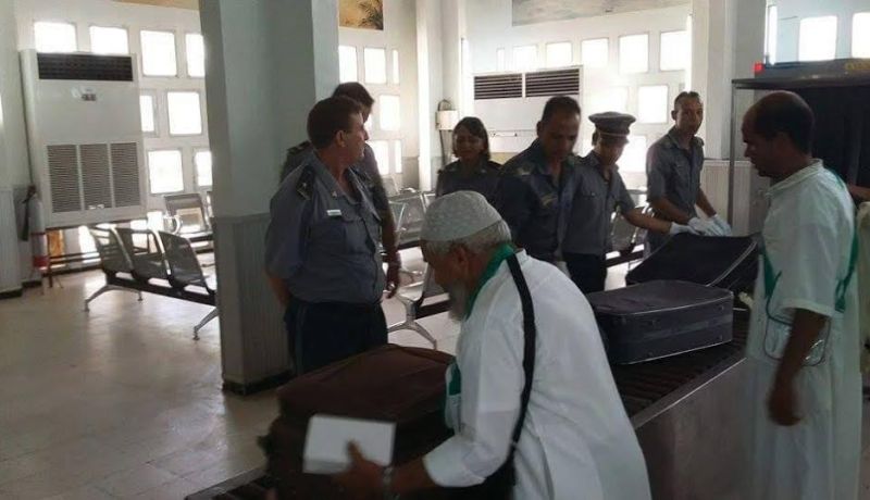 انطلاق أول فوج من حجاج ولايات الجنوب الشرقي من مطار ورقلة نحو البقاع المقدسة