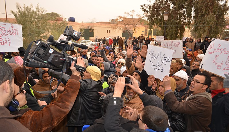 مسيرات واحتجاجات للمطالبة بترقية العين الصفراء إلى ولاية منتدبة