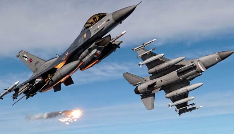 الطيران التركي يدمر9 مواقع لداعش شمالي سوريا