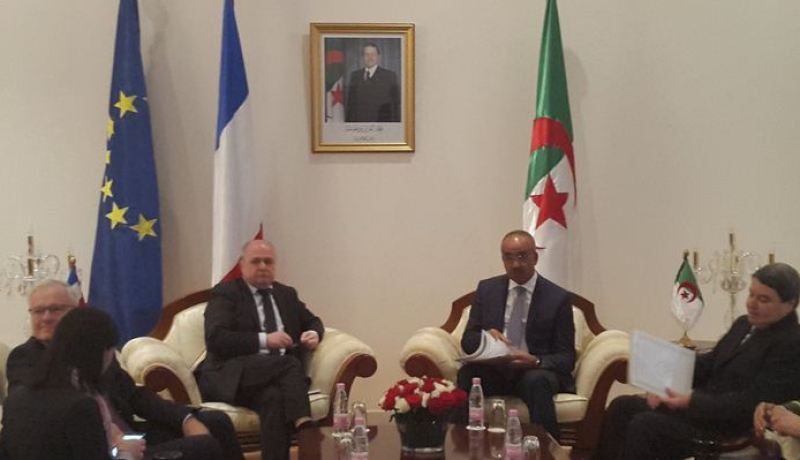 وزير الداخلية الفرنسي برونو لورو في زيارة إلى الجزائر