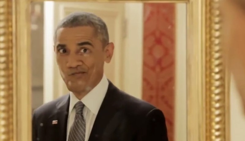 صور مضحكة لأوباما في إعلان الرعاية الصحية للأمريكيين