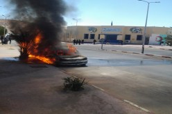 حرق سيارة شرطة ومواجهات داخل ثانوية وبعـدة أحياء فـــي غردايــــة