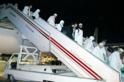 عودة أول فوج لحجاج غرب البلاد الى أرض الوطن