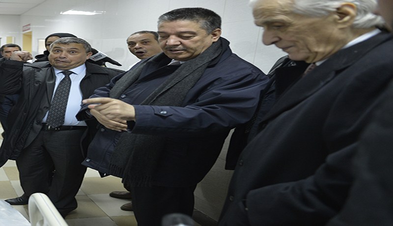 طالب الإبراهيمي في مستشفى بني مسوس