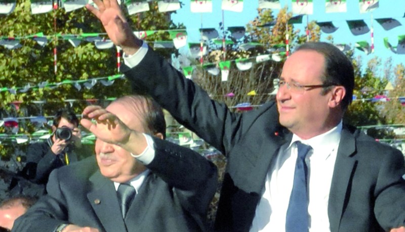 هولاند‮ ‬يحيّي‮ ‬الجيش الجزائري‮ ‬