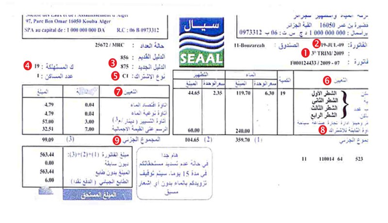 فاتورة مياه بـ121 مليون في باتنة