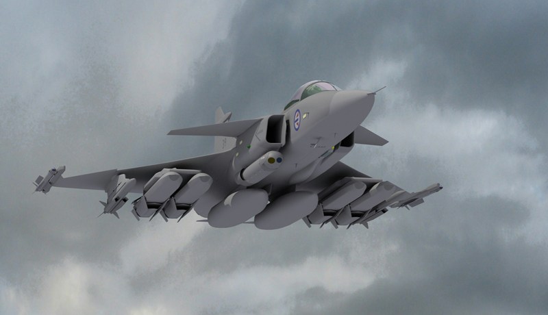 مقاتلات سويدية للجيش