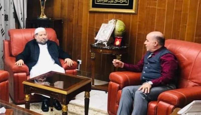 بلمهدي يتحدث مع الشيخ بوساق حول كورونا وتعليق صلاة الجمعة والجماعة